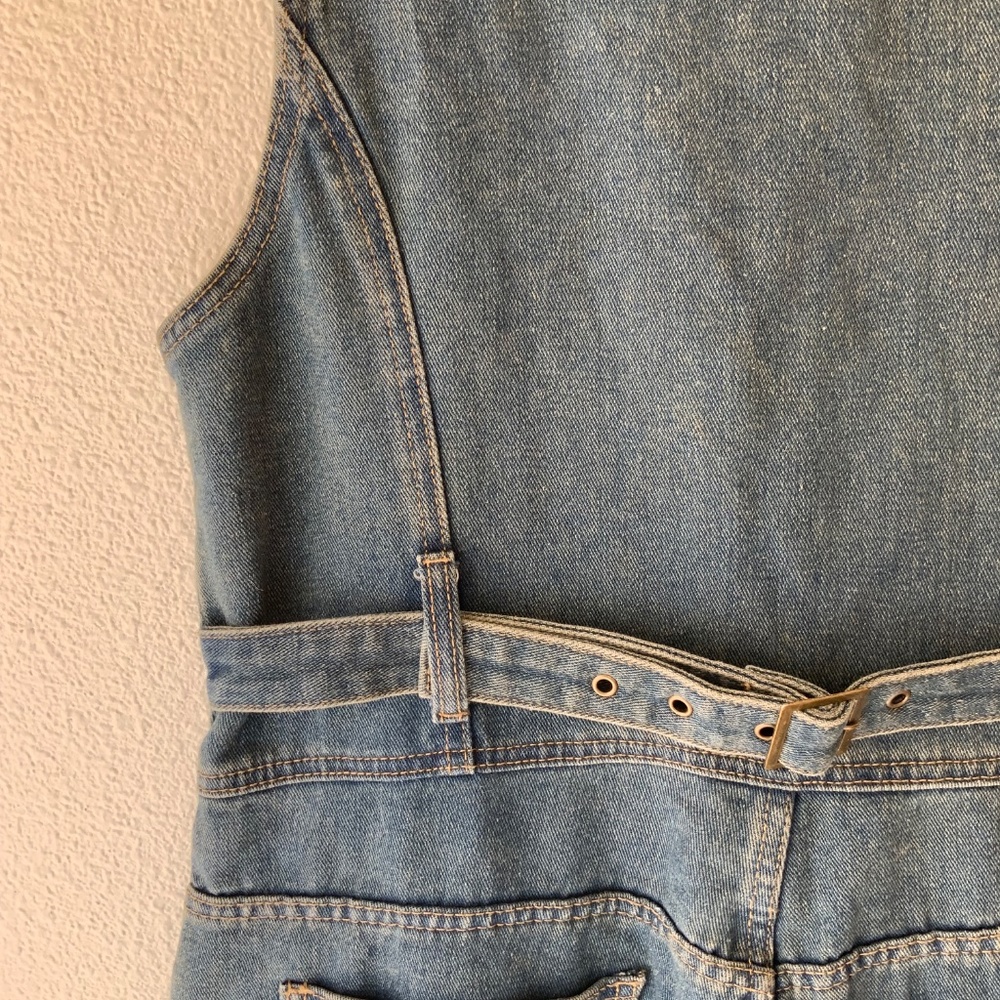 Cider Denim Blue Jumpsuit - Picture 9 of 14